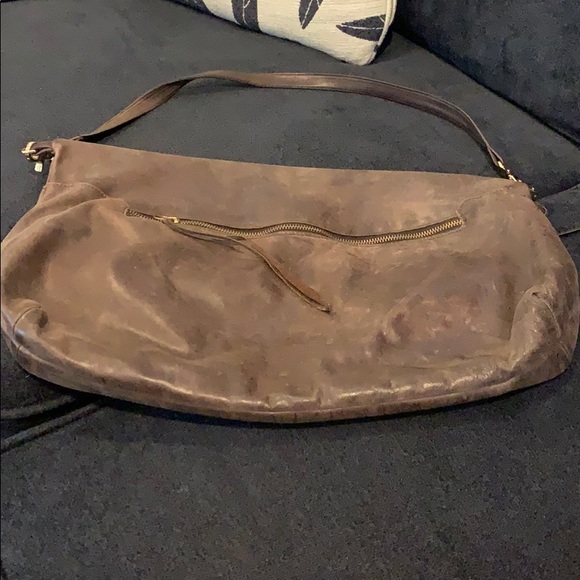 Foley and Corinna Dark Brown Leather Satchel Bag - Picture 3 of 7